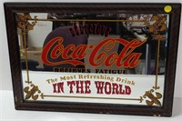 Vintage Coca Cola Mirrored Piece