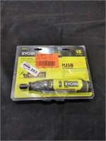 RYOBI 4v USB Rotary Tool Kit Missing Battery