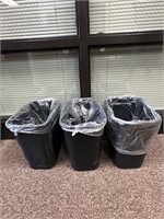3 Trash Cans lot