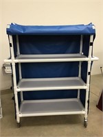 Awesome PVC Cart with 3 Tiers and Fitted Tarp