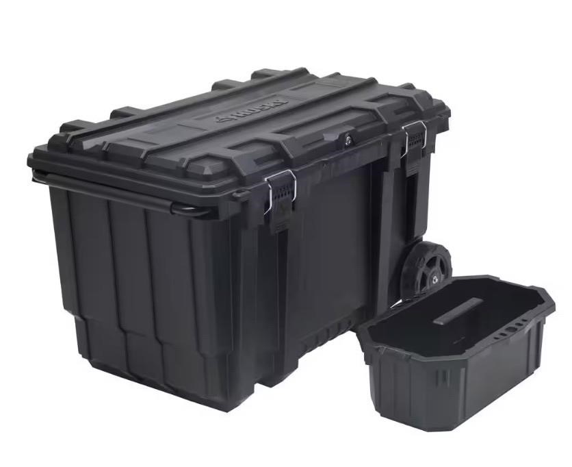 Husky 23 in. 50 Gal. Black Rolling Toolbox