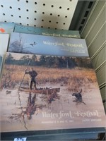 Lot of Three Wate Fowl Festival Books- Easton Md.