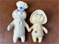 1971, 1972 Pilsbury Dough Boy and Girl