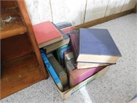 Box of 1940's on up books, mostly fiction