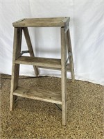 Folding Wooden Step Stool