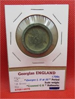 1700's Georgian England Scale Weight Hallmarked