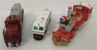 (3) Items including Christmas train, Santa Fe