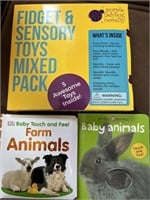 Little kids books and sensory toy pack