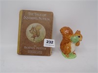 Squirrel Nutkin Figurine & Book