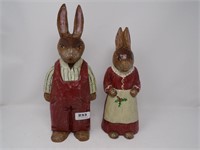 13" Mr Rabbit & Wife