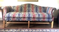 83” Chippendale Style Camelback Sofa