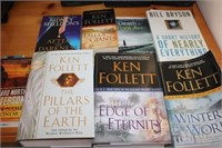 Selection of Novels incl ken Follett & Paterson