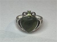 Ireland .925 Sterling Silver Heart Ring C