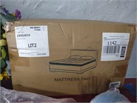Twin XL mattress pad fits up to 21" thick