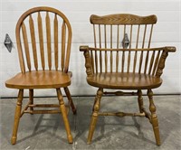 (J) Solid Wood Dining Chairs 2 X The Money