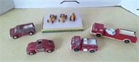 (4) Tootsie Toys & (3) 1/64 Scale Tractors