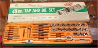 40 pc Alltrade Tap & Die Set Threading Tool Set,