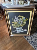 Framed Floral Print