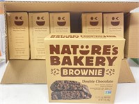 New (6) Boxes of 6 2oz Brownies NATURES BAKERY