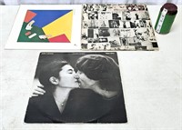 3 vinyles, Dont John Lennon, Elton John & Rolling