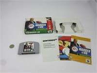 Madden 99, jeu de Nintendo 64 avec boite et
