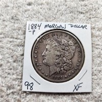 1884P Morgan Dollar XF