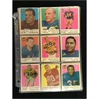 66 Different 1959 Topps Football Cards