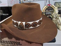Resistol Self Conforming Hat Stagecoach 7-1/8