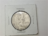 1962 D US Franklin Silver Half Dollar