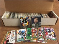 Box of misc. NFL cards w/sleeves