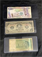 FOREIGN CURRENCY LOT / 3 PCS