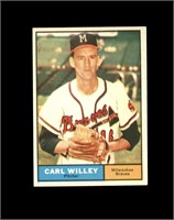 1961 Topps #105 Carl Willey EX-MT to NRMT+