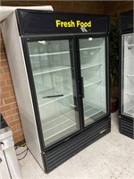 Like New! True 2 Glass Door Refrigerator [TW]