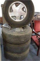 Chevy 16" Wheels w/ Tires & Lug Nuts