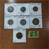 7 Jamacia coins