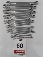 Snap -ON 16PC metric Wrench Set