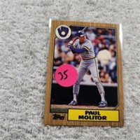 1987 Topps Tiffany Rare Paul Molitor