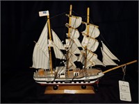 Antique, wood model ship