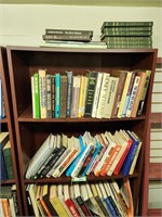 Large lot of Books with Book Shelf