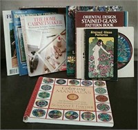 Box-Books On Wood Working ,Stained Glass, &