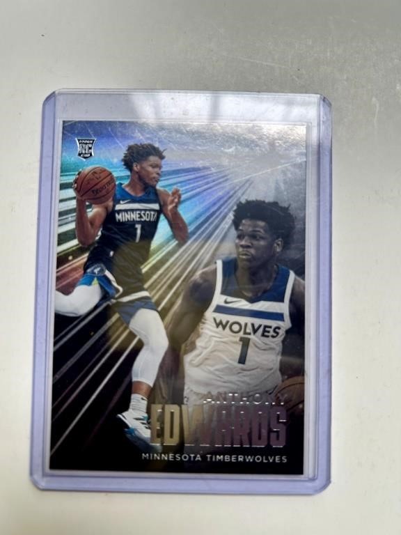 Anthony Edwards RARE ROOKIE RC HOLO FOIL *Mint