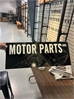 Foam Motor Parts Sign