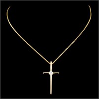 0.12ctw Diamond Pendant in 14K Gold