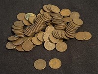 Unsorted Wheat Back Pennies