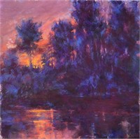 Avon Waters 20x20 Pastel Dusk on the Flatrock...