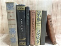 7 Vintage Old Novel Books