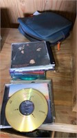 Burned music disks and case
