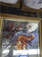 Framed mirror art - Miller High Life "Sly"