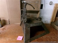 Antique martin vise stand and pipe bender