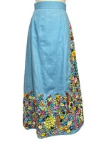 Vintage TESOROS Embroidered Skirt
